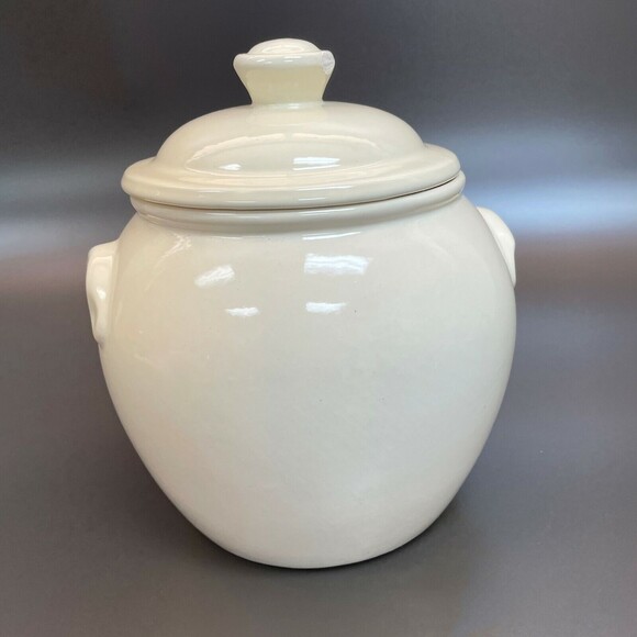 Vintage Treasure Craft Cookie Jar Canister Teddy Bear approx. 9" High - Picture 3 of 9